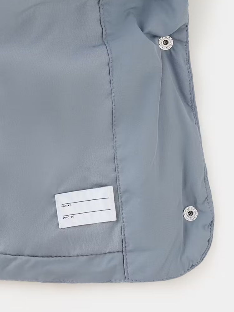 Mango Blue Hooded Padded Puffer Coat - Image 6 of 6 Mango Blue Hooded Padded Puffer Coat - Image 6 of 6