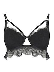 Pour Moi Black India Padded Demi Bra - Image 3 of 4