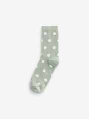 Pastel Spring Animal Print Ankle Socks 5 Pack - Image 3 of 6
