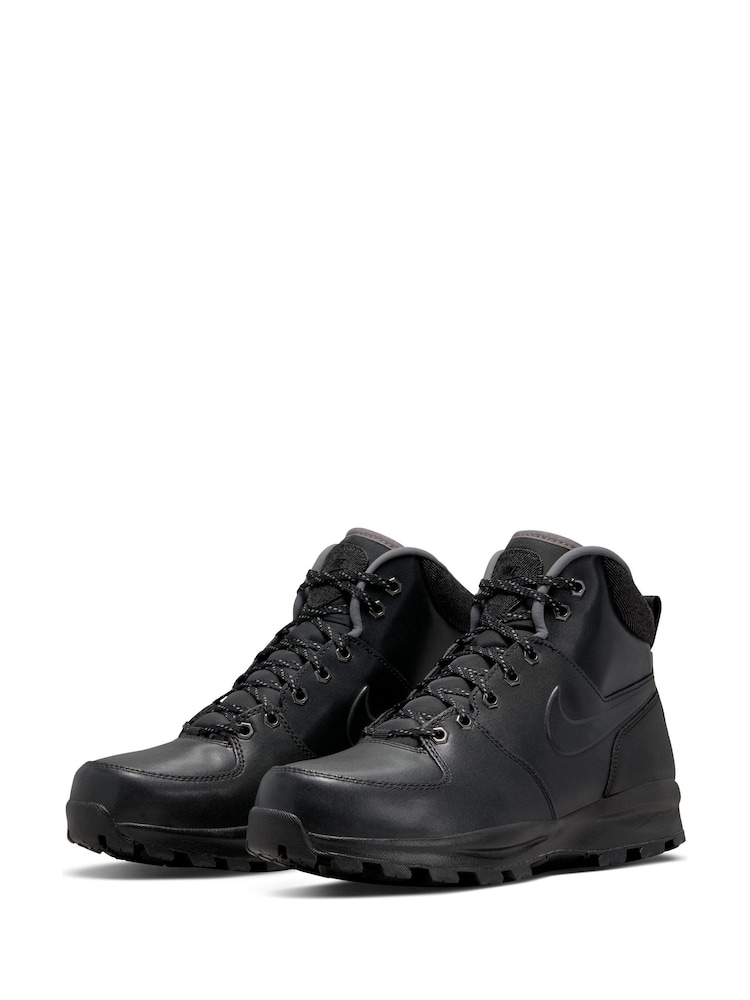 Nike Black Manoa Leather Boots - Image 2 of 9