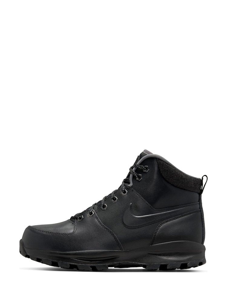 Nike Black Manoa Leather Boots - Image 6 of 9