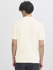 Casual Friday White Karl Short Sleeve Knitted Polo Shirt - Image 2 of 8
