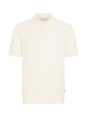 Casual Friday White Karl Short Sleeve Knitted Polo Shirt - Image 6 of 8