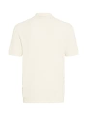 Casual Friday White Karl Short Sleeve Knitted Polo Shirt - Image 7 of 8