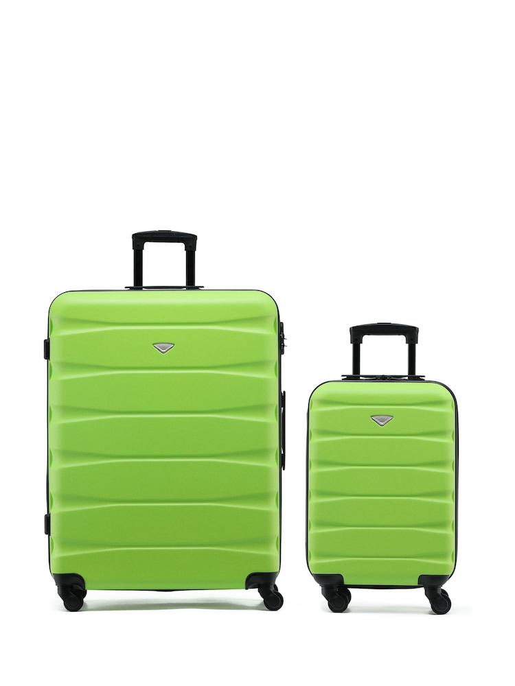 Set Of 2 Large Check-In & Small Carry-On Hardcase Travel Suitcase - Image 1 of 7