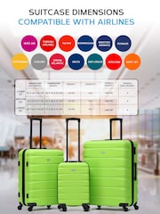Set Of 2 Large Check-In & Small Carry-On Hardcase Travel Suitcase - Image 2 of 7