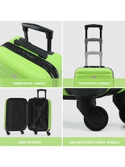 Set Of 2 Large Check-In & Small Carry-On Hardcase Travel Suitcase - Image 5 of 7