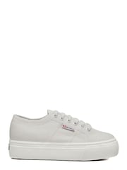 Superga Grey green 2790-Cotw Linea Up And Down Trainers - Image 1 of 5