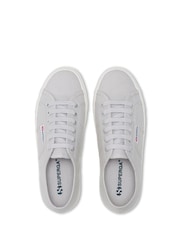 Superga Grey green 2790-Cotw Linea Up And Down Trainers - Image 4 of 5