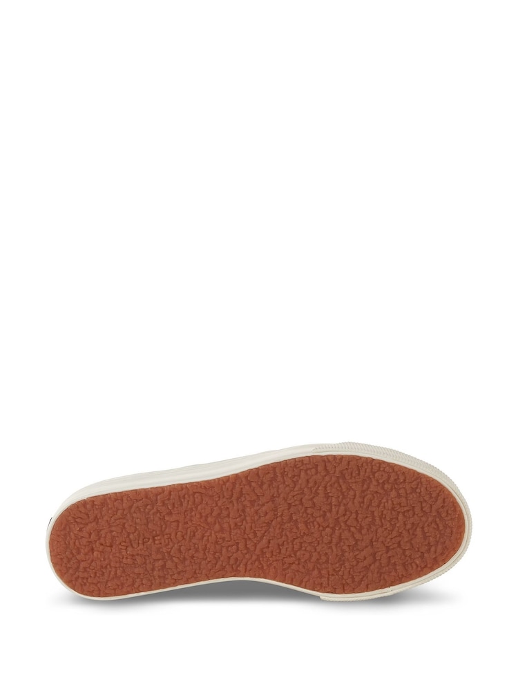 Superga Grey green 2790-Cotw Linea Up And Down Trainers - Image 5 of 5