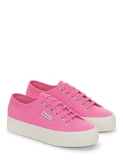 Superga Pink 2740 Platform Sneakers - Image 2 of 5