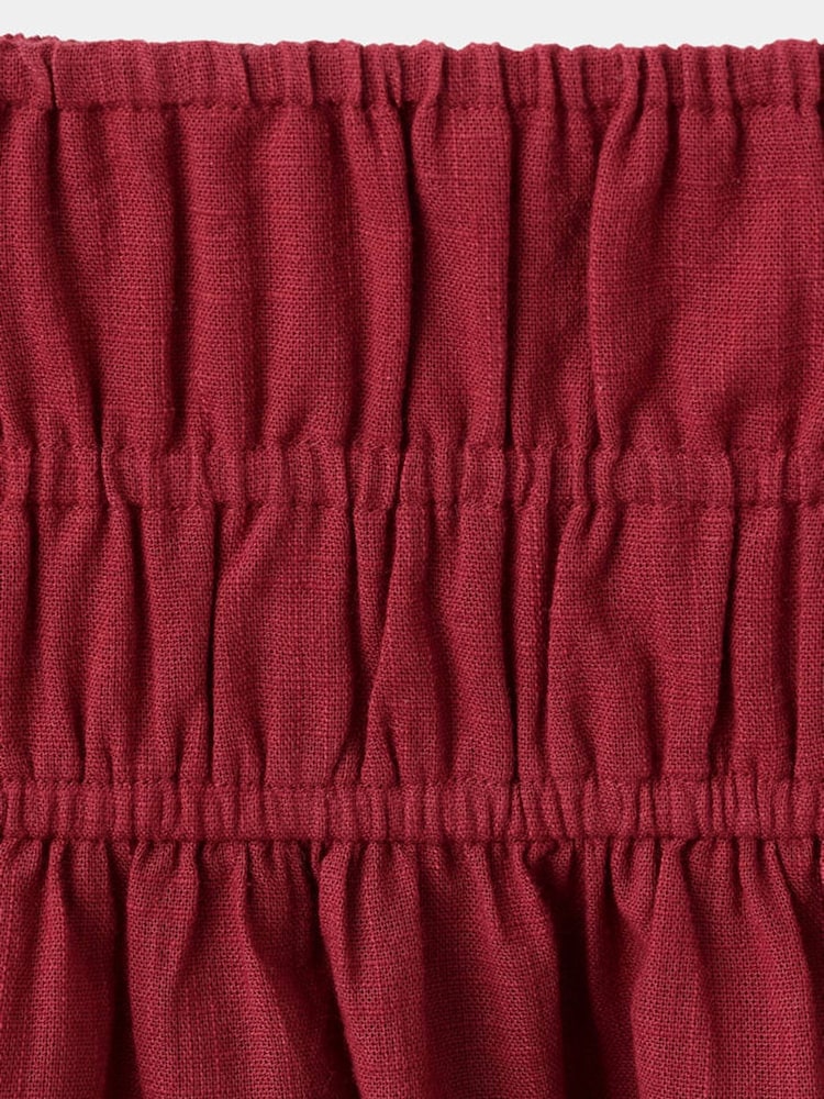 Mango Red Embroidered Star Co Ord Ra Ra Skirt - Image 4 of 4