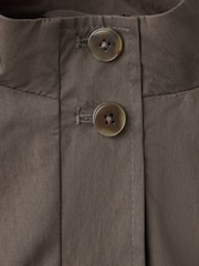 Mango Brown Funnel Neck Bomber Jacket - Image 3 of 4