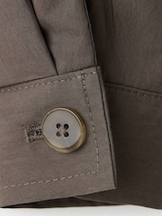 Mango Brown Funnel Neck Bomber Jacket - Image 4 of 4