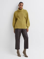 Florere Knitted Blouson Sleeve Shrug - Image 3 of 5