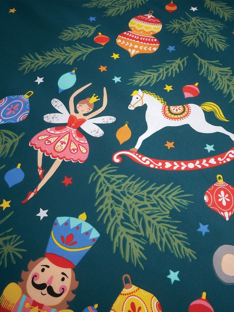 Catherine Lansfield Christmas Nutcracker Reversible Duvet Cover Set - Imagem 4 de 4