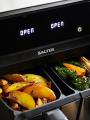 Salter Silver Dual Digital Air Fryer 7.6 Litre 1700 W - Image 3 of 4