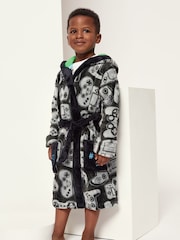 Harry Bear Black Football Dressing Gown - Image 1 of 4