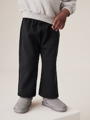 Black Cosy Fleece Lined Wide Trousers (3mths-7yrs) - Image 1 of 4