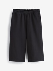 Black Cosy Fleece Lined Wide Trousers (3mths-7yrs) - Image 2 of 4