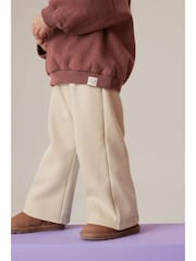 Cream Cosy Fleece Lined Wide Trousers (3mths-7yrs) - Image 4 of 7