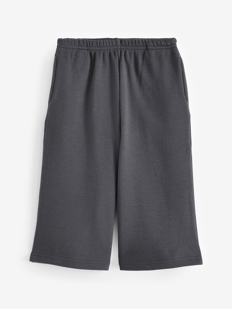 Charcoal Grey Cosy Fleece Lined Wide Trousers (3mths-7yrs) - Image 1 of 1