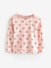 Floral rose - Cath Kidston Long Sleeve Ribbed T-Shirts 3 Pack (3mths-7yrs) - Image 10 de 15