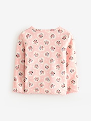 Floral rose - Cath Kidston Long Sleeve Ribbed T-Shirts 3 Pack (3mths-7yrs) - Image 11 de 15
