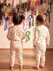 Floral rose - Cath Kidston Long Sleeve Ribbed T-Shirts 3 Pack (3mths-7yrs) - Image 5 de 15