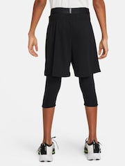 Nike Black Pro Dri-FIT 3/4-Length Leggings - Image 2 of 9