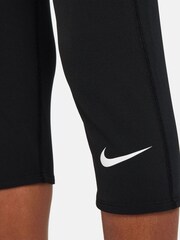 Nike Black Pro Dri-FIT 3/4-Length Leggings - Image 5 of 9
