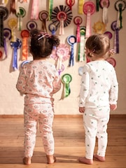 Pink geblümt - Cath Kidston – gerippte Leggings im 3er-Pack (3M.–7J.) - Image 3 of 8