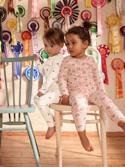 Pink geblümt - Cath Kidston – gerippte Leggings im 3er-Pack (3M.–7J.) - Image 4 of 8