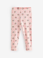 Pink geblümt - Cath Kidston – gerippte Leggings im 3er-Pack (3M.–7J.) - Image 6 of 8