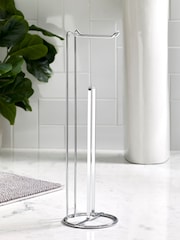 Chrome Wire Toilet Roll Holder - Image 2 of 2