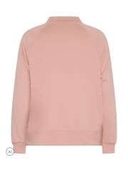 Rosa - Yours Curve Zip Through Funnel Neck Sweatshirt - Imagen 6 de 6
