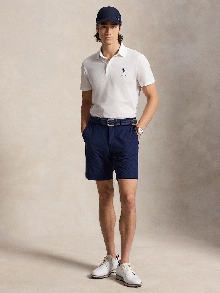 Ralph Lauren White RLX Tour Pique Polo Shirts - Image 2 of 5