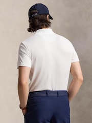 Ralph Lauren White RLX Tour Pique Polo Shirts - Image 3 of 5