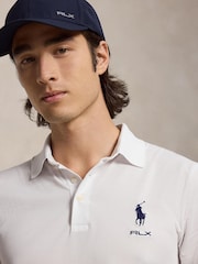 Ralph Lauren White RLX Tour Pique Polo Shirts - Image 4 of 5