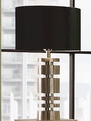 Pacific Silver Silver Stacked Table Lamp - Image 1 of 4