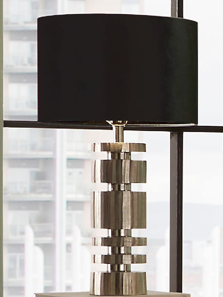 Pacific Silver Silver Stacked Table Lamp - Image 1 of 4