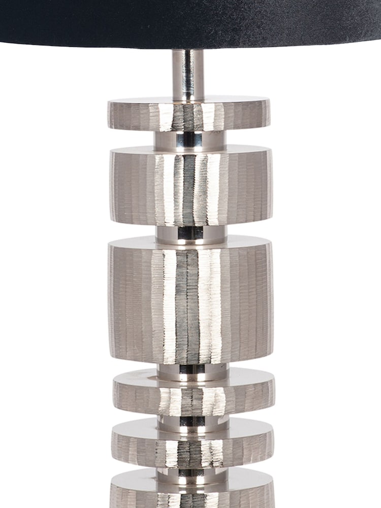Pacific Silver Silver Stacked Table Lamp - Image 4 of 4