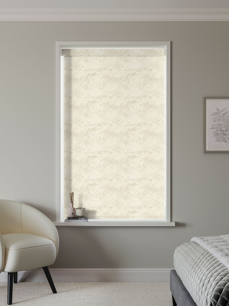 Ivory Cream Kliffe Made to Measure Blackout Roller Blind - Image 2 of 6