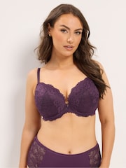 Lila - Yours Curve Anja Lace Padded Bra - Bild 1 von 6