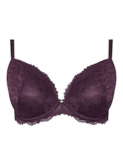 Lila - Yours Curve Anja Lace Padded Bra - Bild 5 von 6