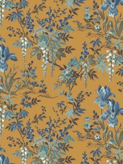 Woodchip & Magnolia Yellow Hestia Wallpaper - Image 2 of 3