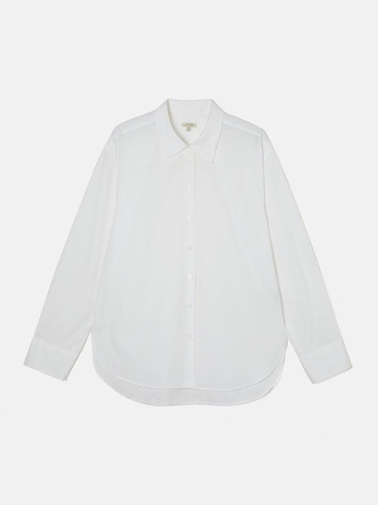 Jigsaw White 100% Cotton Poplin Shirt - Image 7 of 7