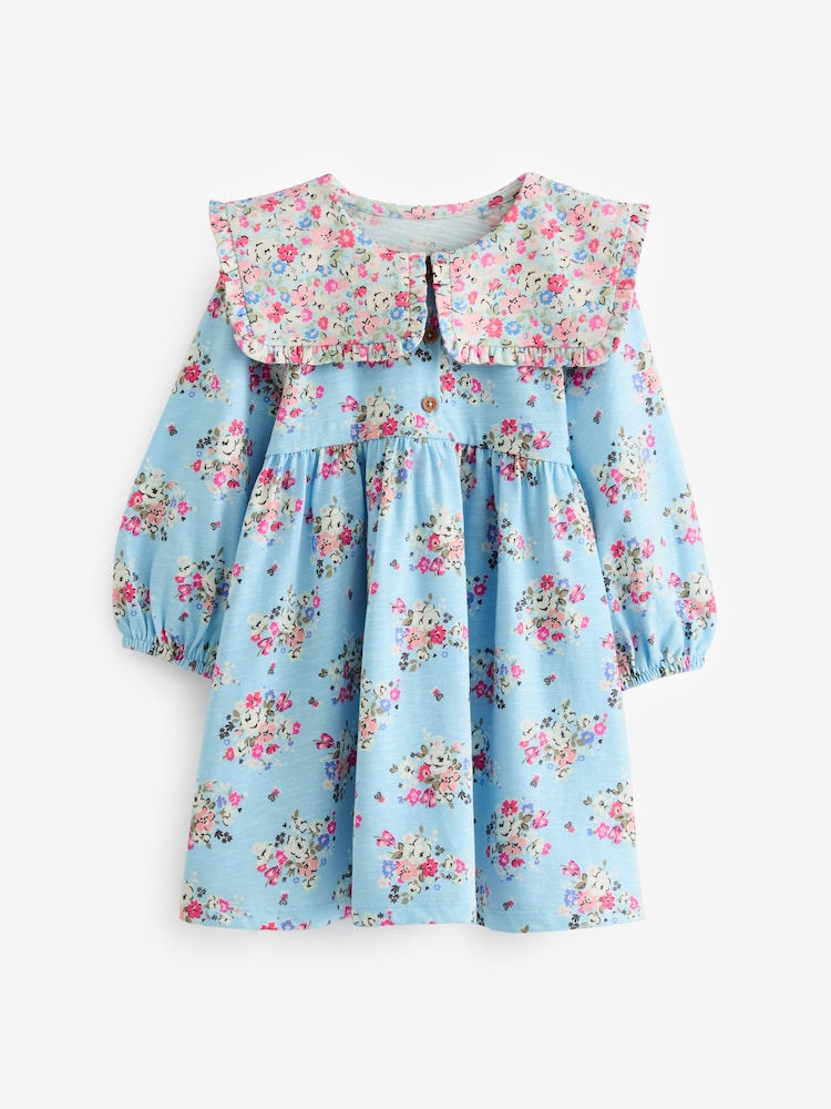 أزرق - فستان بياقة من Cath Kidston (3 شهور-7 سنوات) - Image 10 of 12
