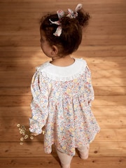 Floral Cath Kidston Collared 100% Cotton Dress (3mths-7yrs) - Image 2 of 9