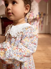 Floral Cath Kidston Collared 100% Cotton Dress (3mths-7yrs) - Image 5 of 9